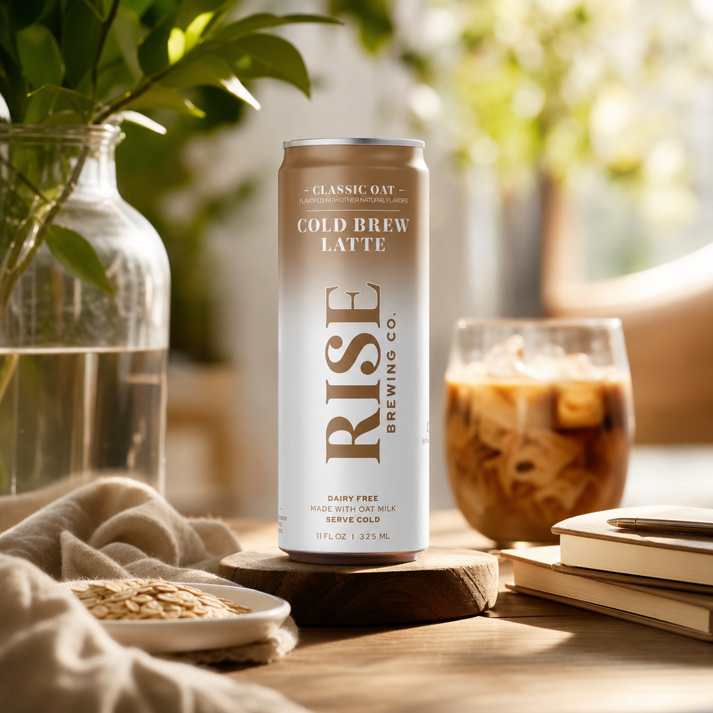 Rise 11oz Classic Oatmilk Latte