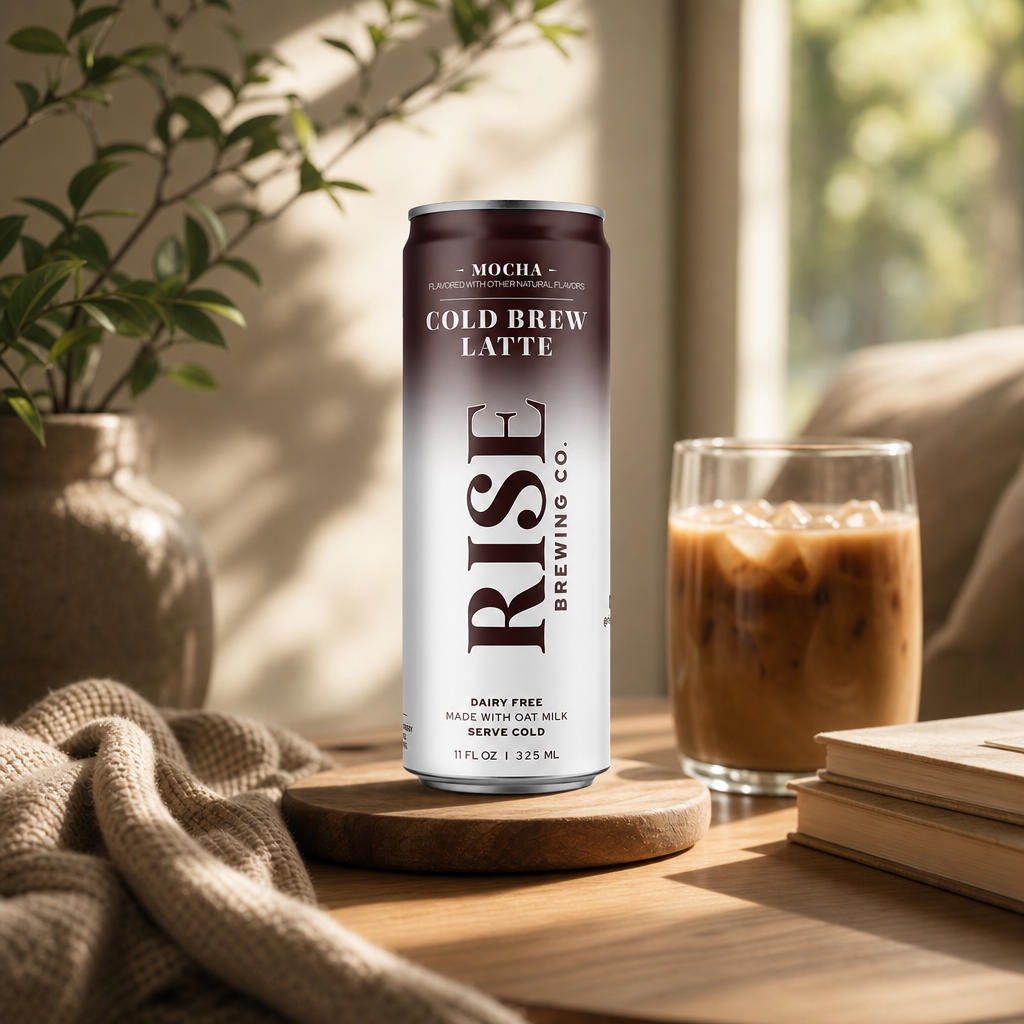 Rise 11oz Mocha Oat Milk Latte