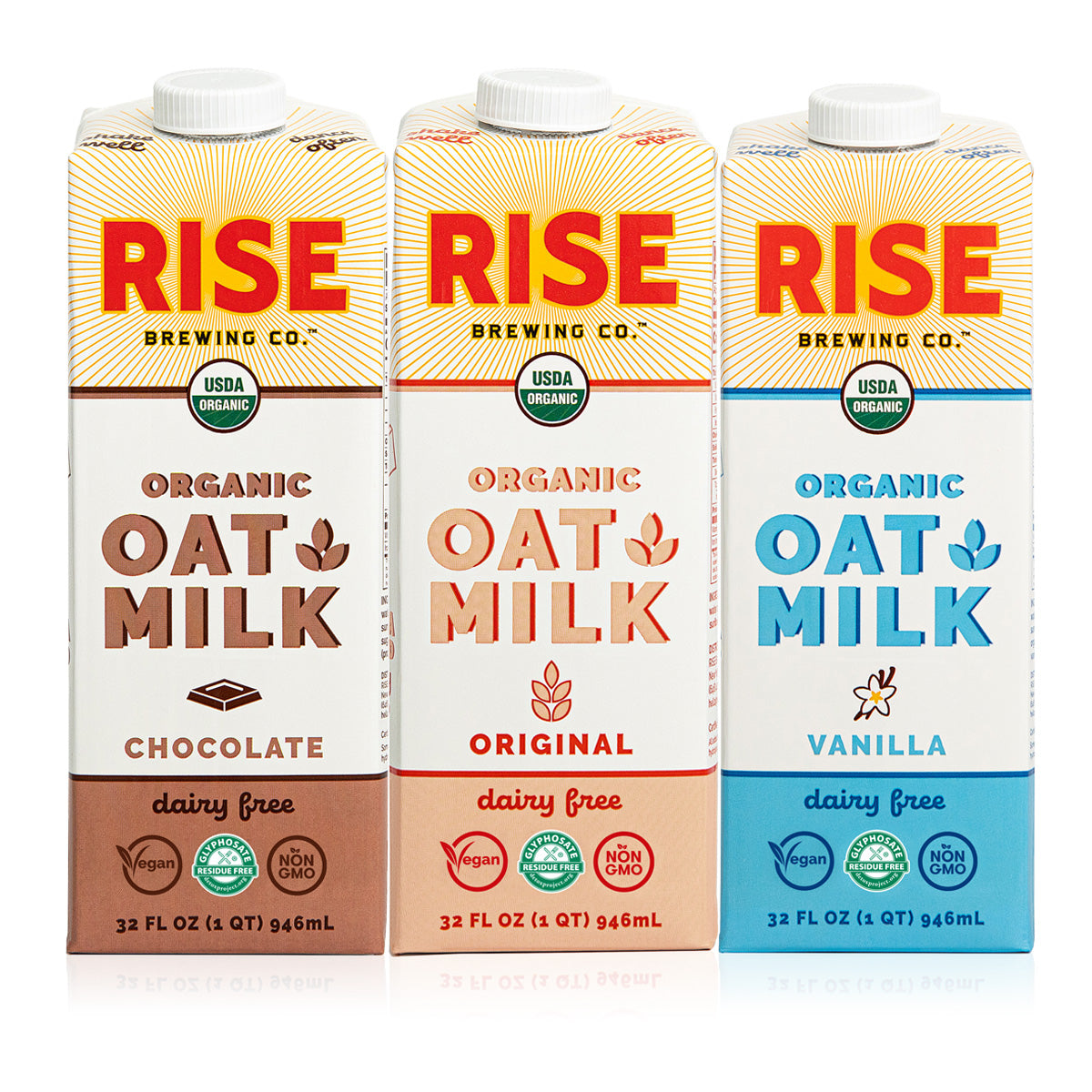 RISE Brewing Co. Organic Oat Milk Variety Pack 