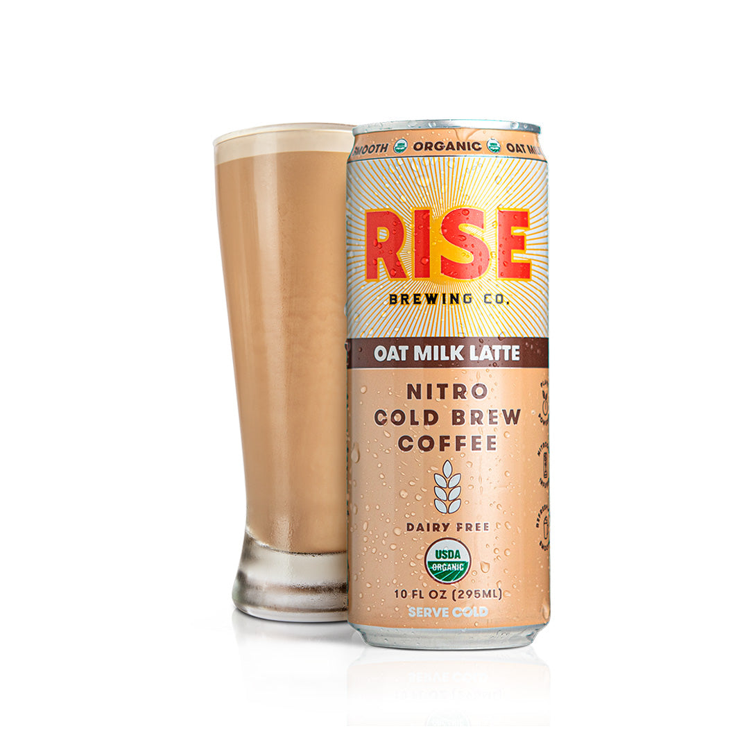 RISE Brewing Co. Oat Milk Latte Nitro Cold Brew 10oz