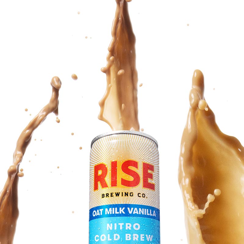 RISE Brewing Co. Oat Milk Vanilla Latte Cold Brew Splash
