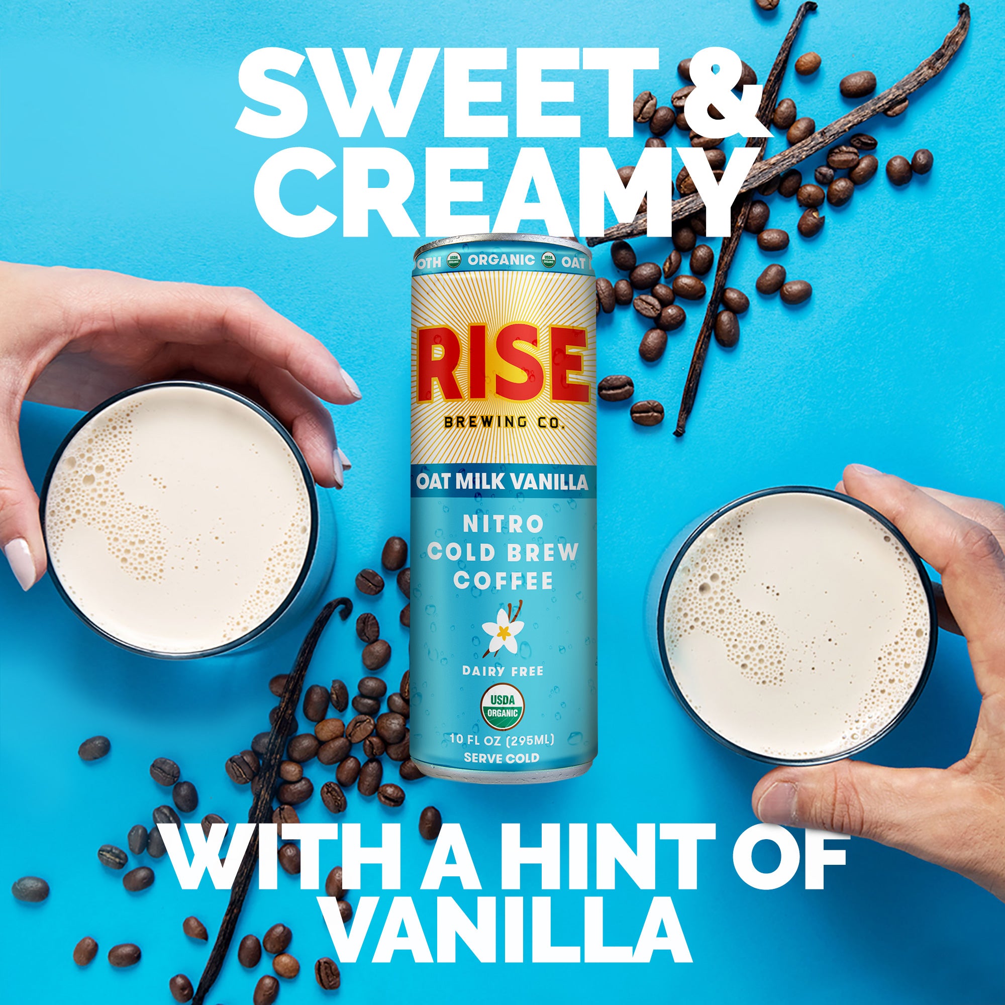Sweet & Creamy with a hint of vanilla. RISE Brewing Co.