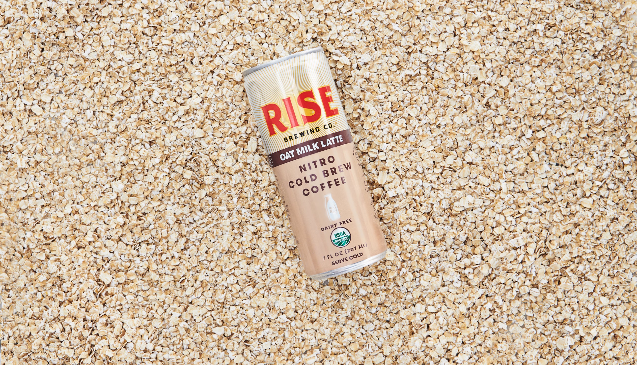 RISE Brewing Co. Oat Milk Latte Nitro Cold Brew Cans