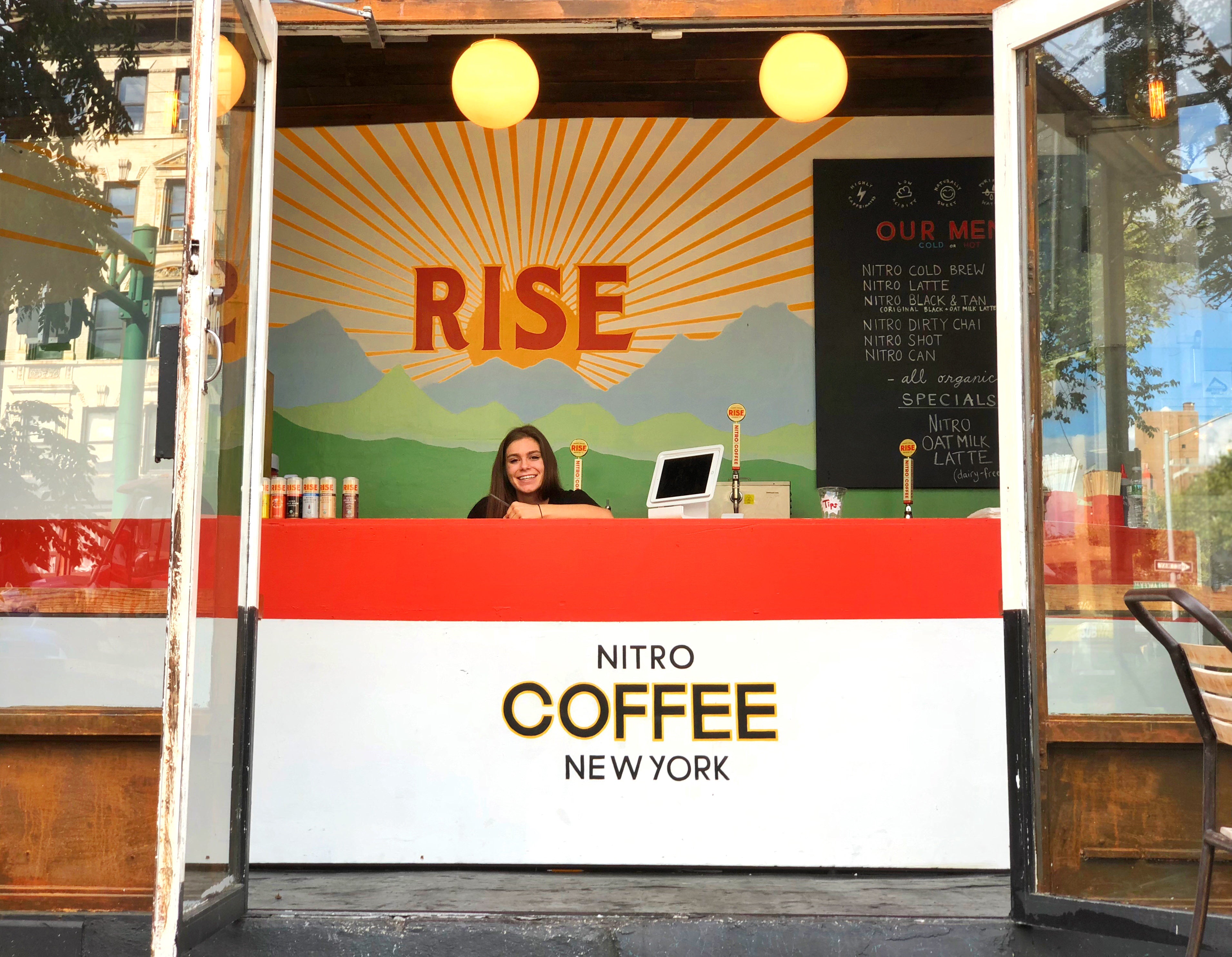 RISE Brewing Co Nitro Cold Brew Cafe Lower East Side New York City NY 79 Delancey Street