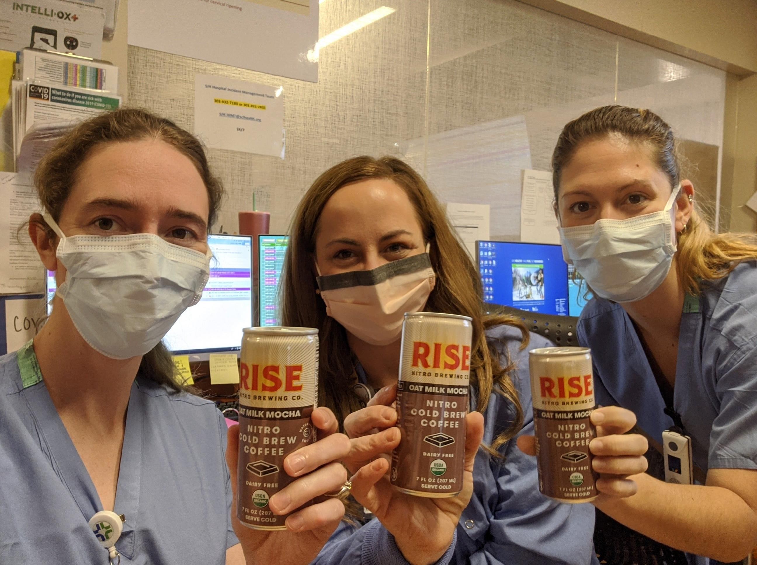 RISE Brewing Co. coffee for the healthcare heros