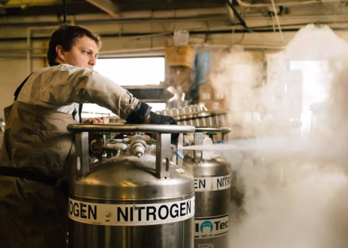 RISE Brewing Co. Nitrogen infusion