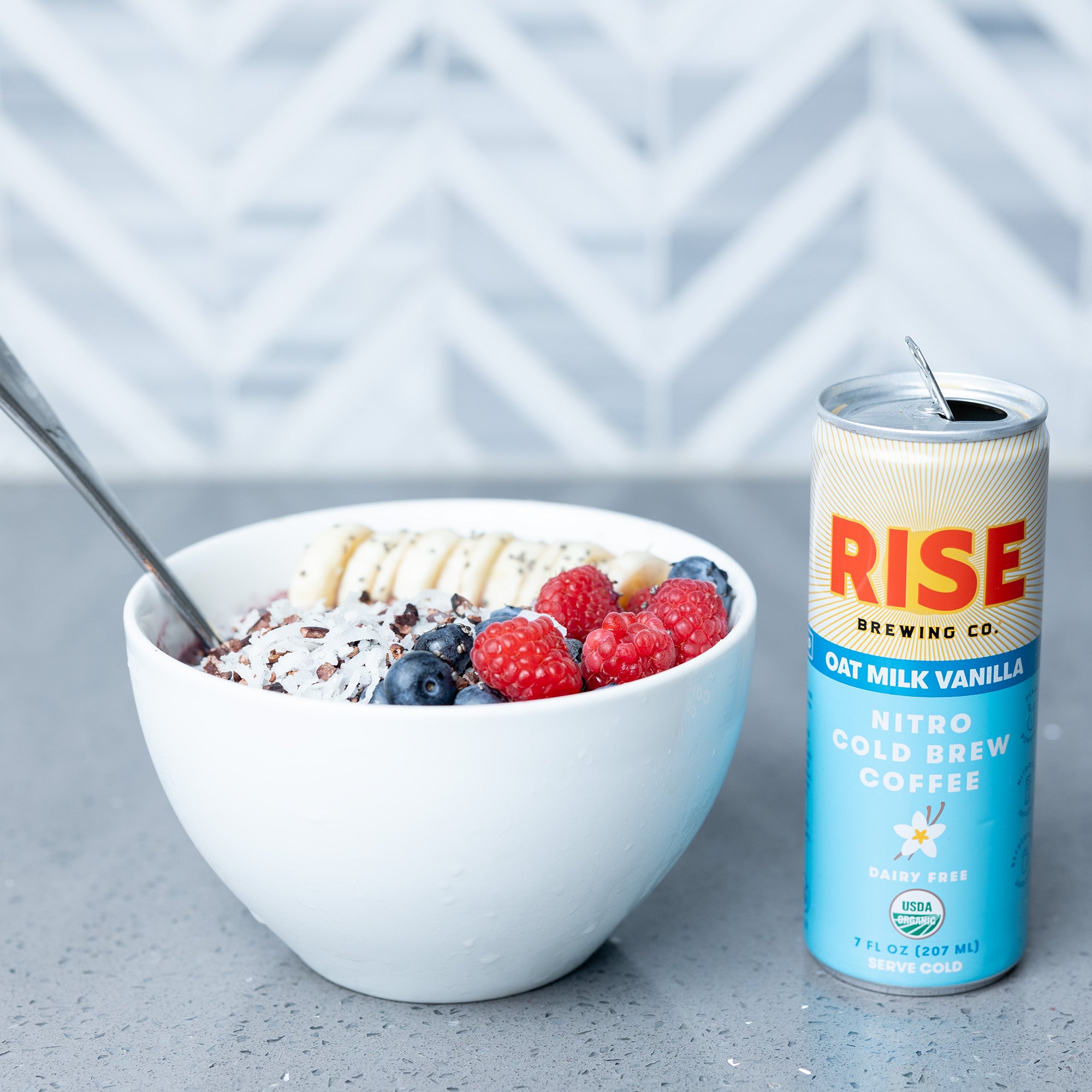 RISE Brewing Co. Berry Smoothie Bowl