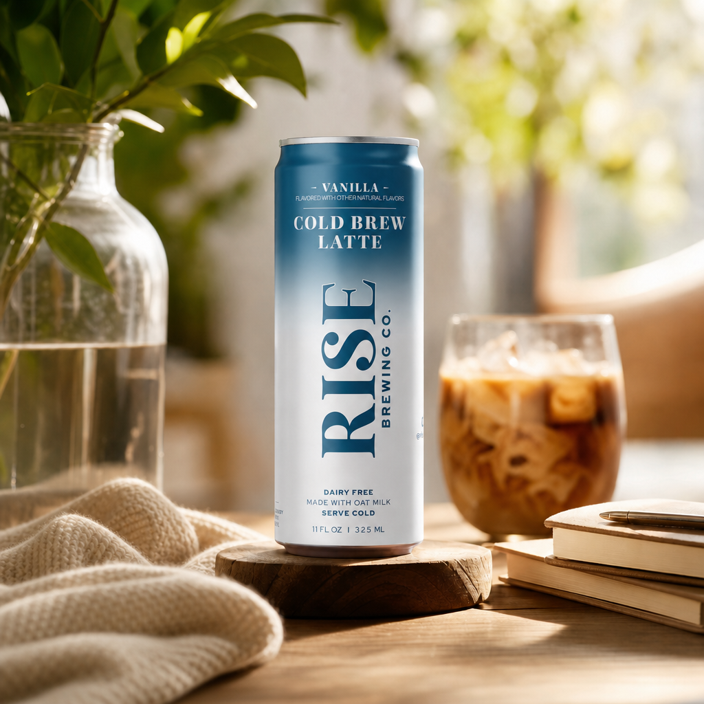 Rise 11oz Vanilla Oatmilk Latte