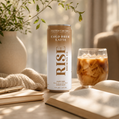 Rise 11oz Salted Carmel Oatmilk Latte