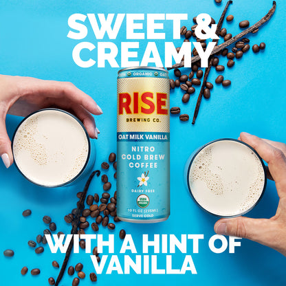 Sweet & Creamy with a hint of vanilla. RISE Brewing Co. 