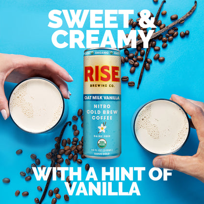 Sweet & Creamy with a hint of vanilla. RISE Brewing Co. 