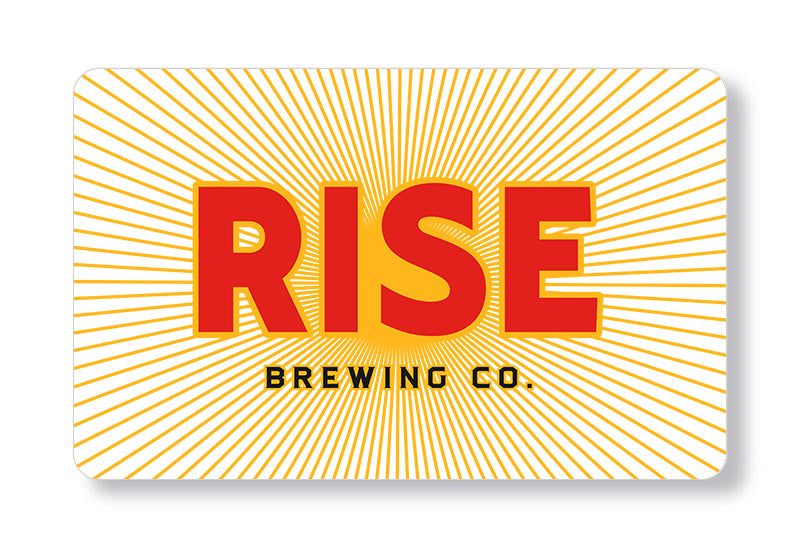 Rise brewing co gift card