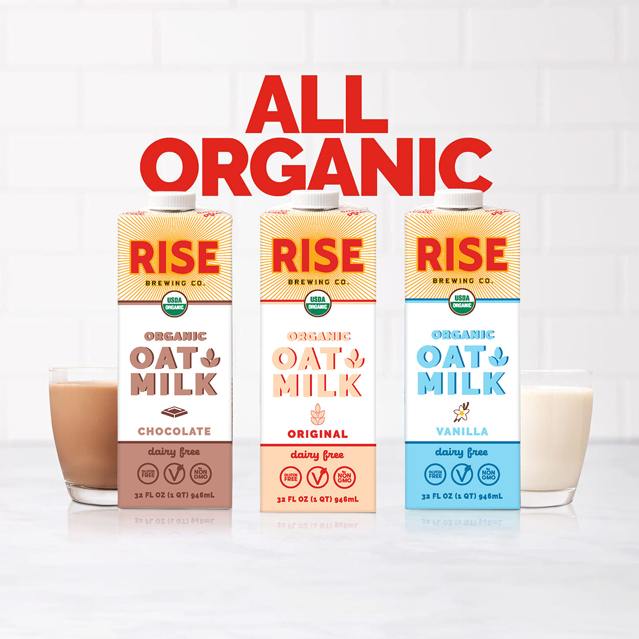 All Organic RISE Brewing Co. Oat Milk Variety Pack