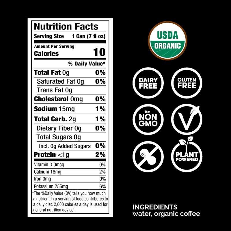 RISE Brewing Co. Rise Kegs nutritional facts (7oz serving) 